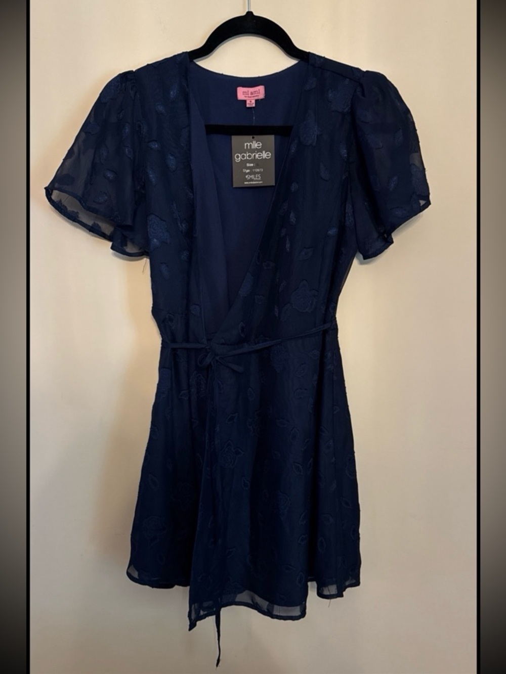 Mlle Gabrielle Navy Dress